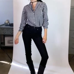L'école Des Femmes Marilyn Monroe Gingham Blouse Tops