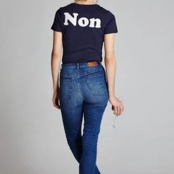 L'école Des Femmes Oui & Non Tee (Navy)