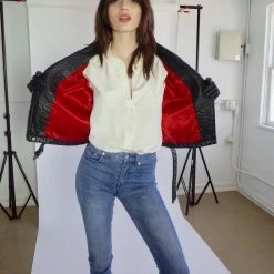 L'école Des Femmes Denim Mid-Rise Skinny Jeans (Light And Medium Wash)