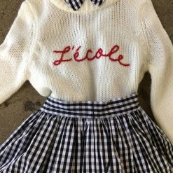 L'école Des Femmes Knitwear & Sweatshirts L'école Cursive Sweater