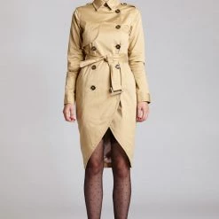 L'école Des Femmes Coats & Jackets Trench Dress (Butter)