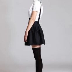 L'école Des Femmes Criss Cross Suspender Skirt Skirts
