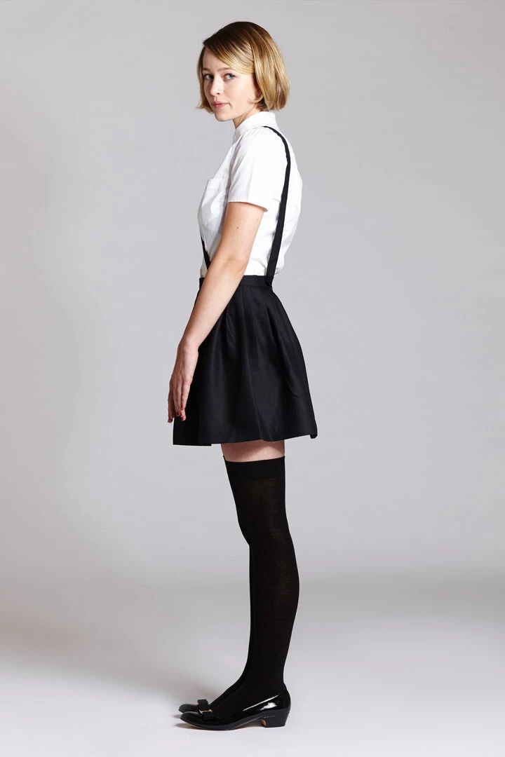 L'école Des Femmes Criss Cross Suspender Skirt Skirts 4 L'école Des Femmes Criss Cross Suspender Skirt Skirts