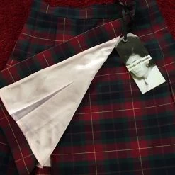 L'école Des Femmes NEW Plaid Pleated Schoolgirl Skirt (Red)