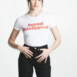 L'école Des Femmes Sexual Intellectual Tee (White)