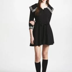 L'école Des Femmes Crèpe Sailor Dress Dresses