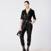 L'école Des Femmes Evening Wear Sequins Catwoman Suit
