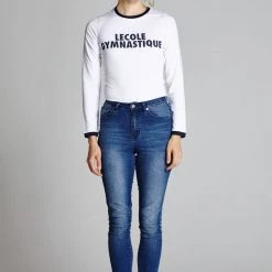 L'école Des Femmes L'école Gymnastique Tee (White) T-shirts