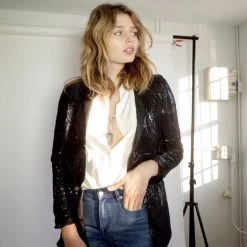L'école Des Femmes Coats & Jackets Sequins Jacket