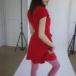 L'école Des Femmes Petite Robe Chinoise (Red)