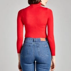 L'école Des Femmes High Waisted Skinny Jeans (Medium And Dark Wash)