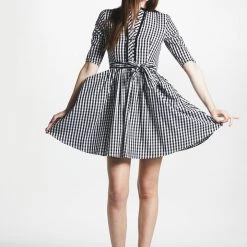 L'école Des Femmes Gingham Loire Valley Dress