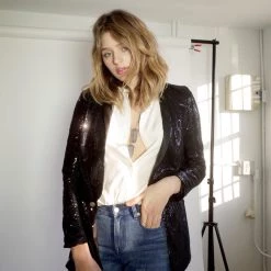 L'école Des Femmes Coats & Jackets Sequins Jacket