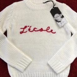 L'école Des Femmes Knitwear & Sweatshirts L'école Cursive Sweater