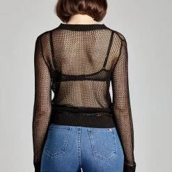 L'école Des Femmes Fishnet Sweater Knitwear & Sweatshirts