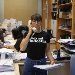 L'école Des Femmes Sexual Intellectual Tee (Black) T-shirts