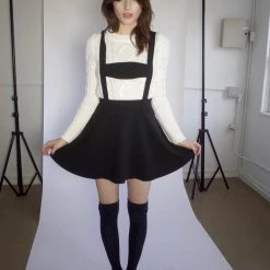 L'école Des Femmes Knitwear & Sweatshirts Cable Knit Cream Sweater