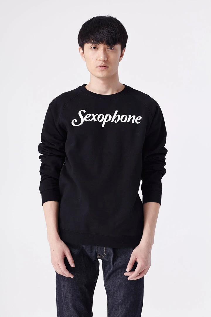 L'école Des Femmes MEN Sexophone Sweatshirt (Black) 3 L'école Des Femmes MEN Sexophone Sweatshirt (Black)