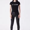 L'école Des Femmes L.A. Woman Tee (Black) T-shirts