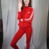 L'école Des Femmes Red Tracksuit Pants Activewear