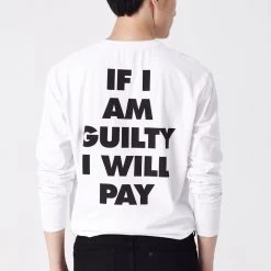 L'école Des Femmes I Shot The Sheriff Long Sleeve Tee (White) MEN