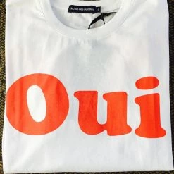 L'école Des Femmes Men's Oui-Non Tee (White)