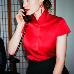 L'école Des Femmes Tops Shanghai Silk Blouse