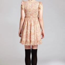 L'école Des Femmes Floral Lolita Smock Dress
