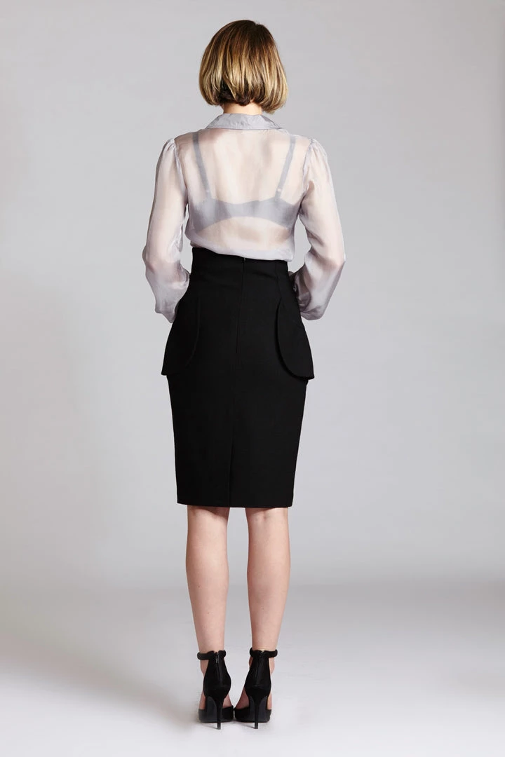 L'école Des Femmes Skirts Secretary Wool Skirt 5 L'école Des Femmes Skirts Secretary Wool Skirt