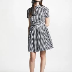 L'école Des Femmes Gingham Button-Up Shirt
