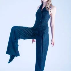 L'école Des Femmes Tops Black Wide Leg Pants