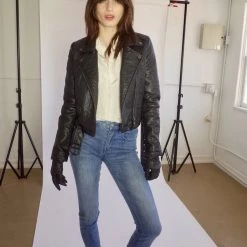 L'école Des Femmes Denim Mid-Rise Skinny Jeans (Light And Medium Wash)