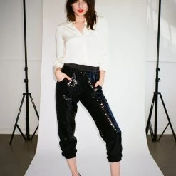 L'école Des Femmes Catwoman Sequin Pants