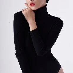 L'école Des Femmes Le Spy Bodysuit (Black)