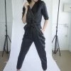 L'école Des Femmes Vegan Leather Jumpsuit Jumpsuits & Playsuits