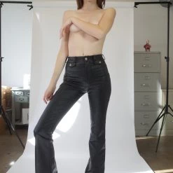 L'école Des Femmes Bootleg Leather Pants