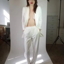 L'école Des Femmes The White Smoking Pants