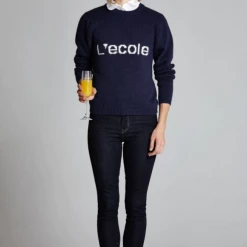 L'école Des Femmes High Waisted Skinny Jeans (Medium And Dark Wash)