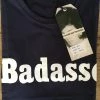 L'école Des Femmes Badasse Loose Fit Tee (Navy) T-shirts