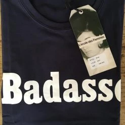 L'école Des Femmes Badasse Loose Fit Tee (Navy) T-shirts