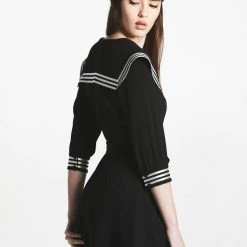 L'école Des Femmes Crèpe Sailor Dress Dresses