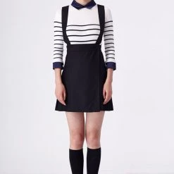 L'école Des Femmes Le Marin Bodysuit (Navy Collar)