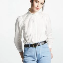 L'école Des Femmes Victorian Cotton Blouse Tops