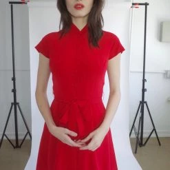 L'école Des Femmes Petite Robe Chinoise (Red)