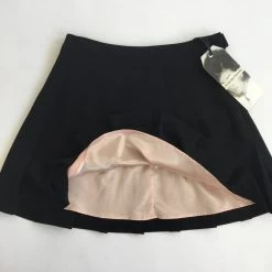 L'école Des Femmes NEW Black Crèpe Pleated Skirt 15 L'école Des Femmes NEW Black Crèpe Pleated Skirt