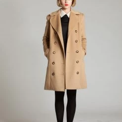 L'école Des Femmes Double-Breasted Cashmere Coat