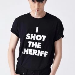 L'école Des Femmes MEN I Shot The Sheriff Tee (Black)