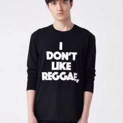 L'école Des Femmes MEN I Don't Like Reggae, I Love It Long Sleeve Tee