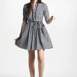 L'école Des Femmes Gingham Loire Valley Dress