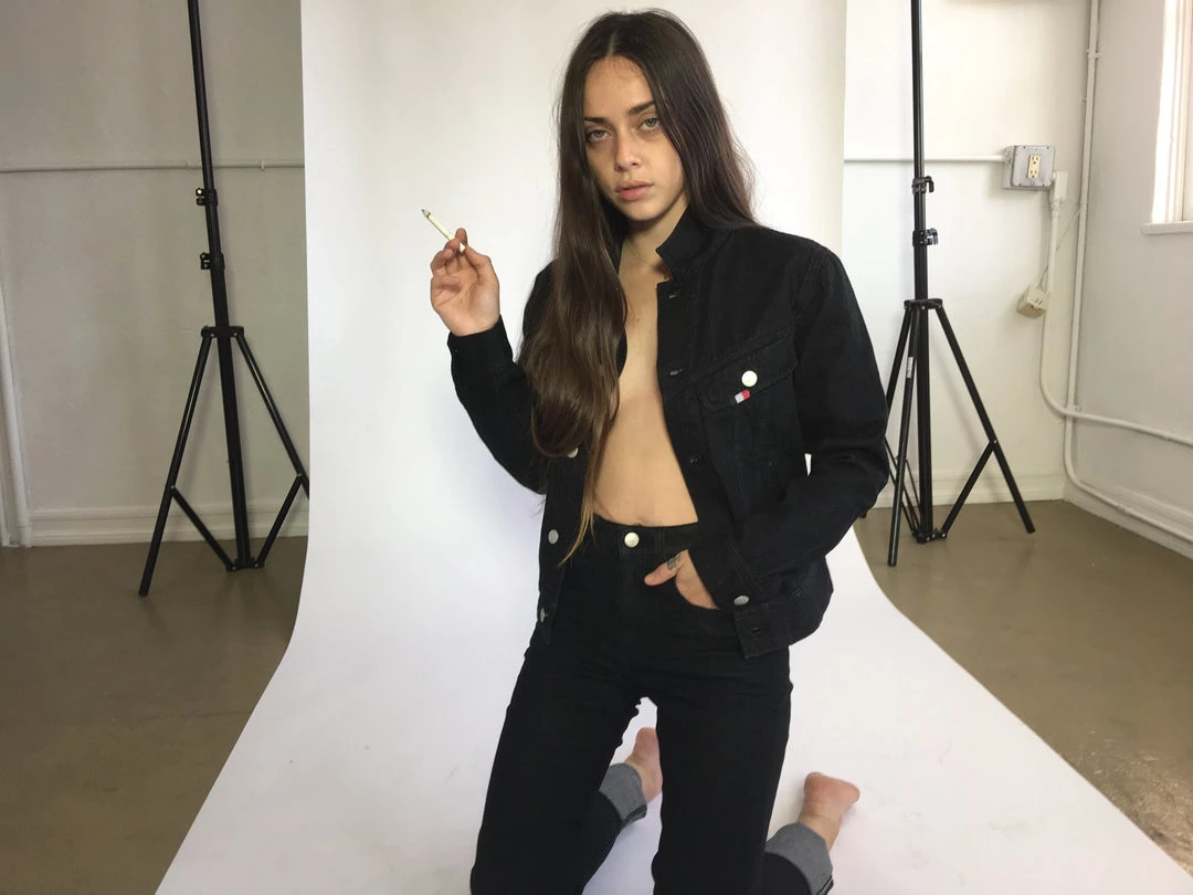 L'école Des Femmes Black Denim Jacket 7 L'école Des Femmes Black Denim Jacket